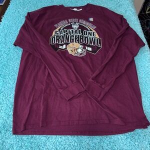 Florida State Seminoles Orange Bowl 2016 Long Sleeve T-Shirt‎ 2XL